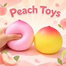 Taba Squishy Peach – Soft Stress Relief Toy
