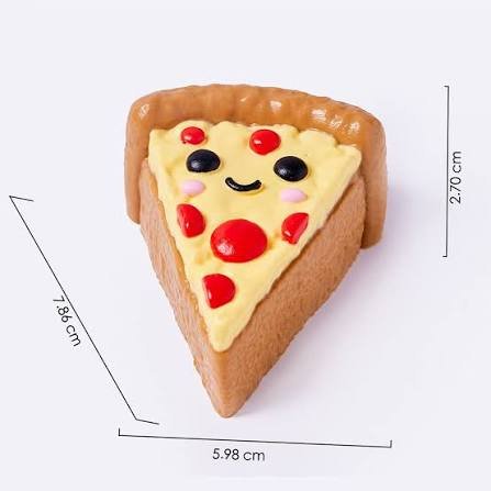 Taba Squishy Pizza Slices – 4-Pack Pepperoni & Cheese